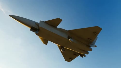 Modern Fighter Jets Flying Over Coastal Mountains at Sunrise
