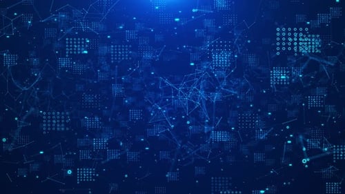 Matriz Particle Grid Realidad virtual Inteligencia artificial IA Computación en la nube Minería de datos Neural