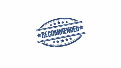 Recommended Round Grunge Stamp Reveal Animation