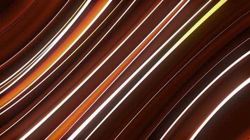 Abstract Fluid Glowing Lines Background Loop