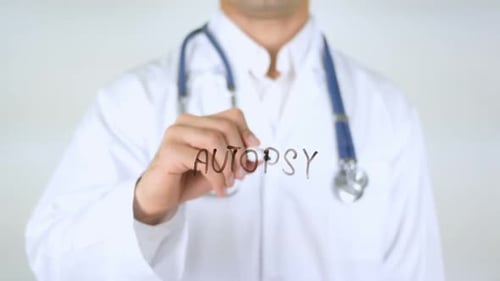 Doctor Writes 'Autopsy' on Glass Screen