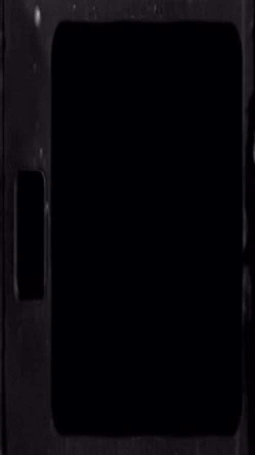 Vertical Retro Film Frame Overlay with Grunge Texture