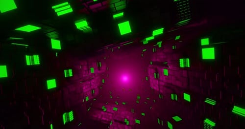 Dark Sci Fi Tunnel