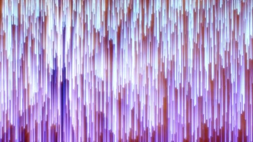 Abstract purple energy glowing lines raining down futuristic hi-tech background