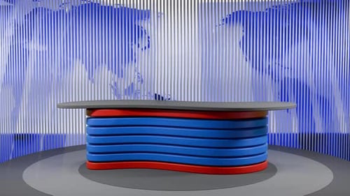 News Studio Background Loop
