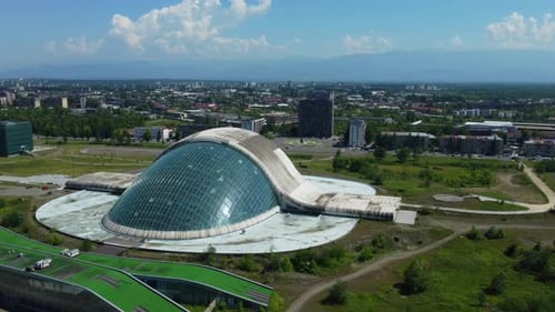 Modern architecture of tbilisi: exploring the parliament building in georgia