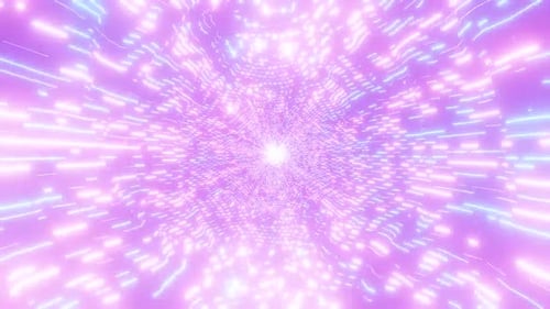 kaleidoscope neon tunnel