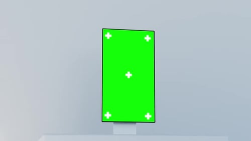 Display Mockup Green Screen Animation