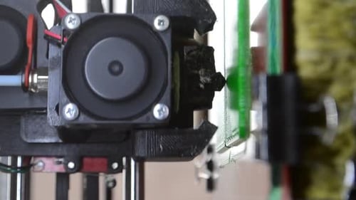 Impressora 3D Operação do processo de impressão 3D Funcionando Impressora 3D Impressora 3D vertical