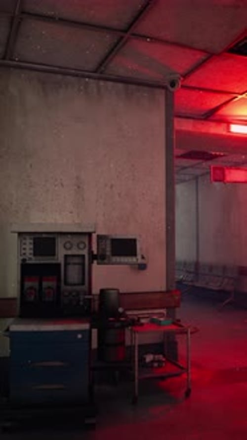 Exploring the Eerie Corridors of an Abandoned Hospital at Night