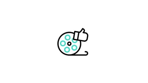 Icono animado de recomendación