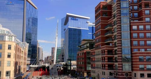 Denver, Colorado/États-Unis - 11 avril 2019 : Drone au-dessus de Denver