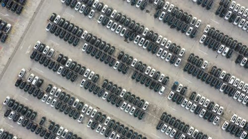 Parking lot in factory