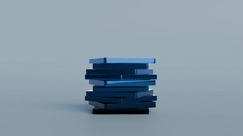 Befriedigende 3D-Loop-Animation Perpetual