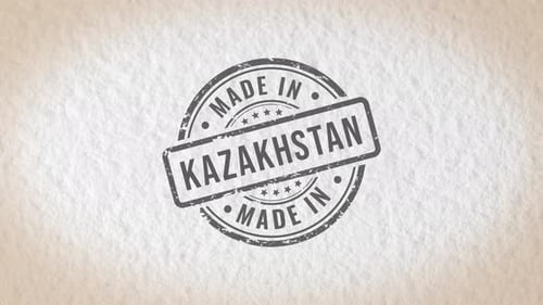 Made In Kazakhstan Stamp