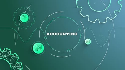 Infographic Accounting Background Looped