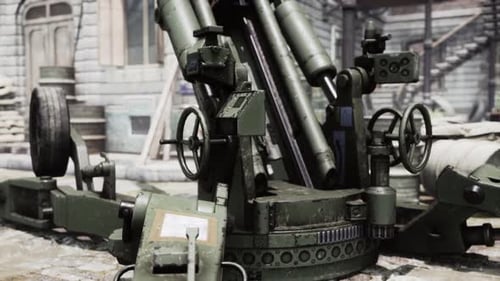 Cannon Gun in the City