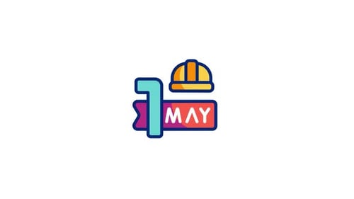 Animiertes Labourday-Symbol