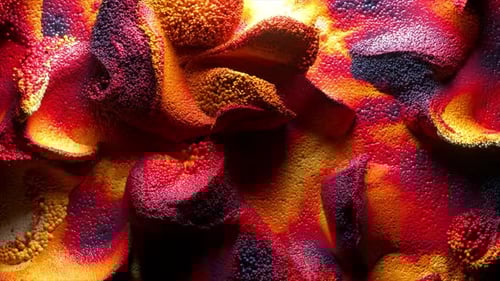 Vibrant Abstract Particle Wave Background Animation