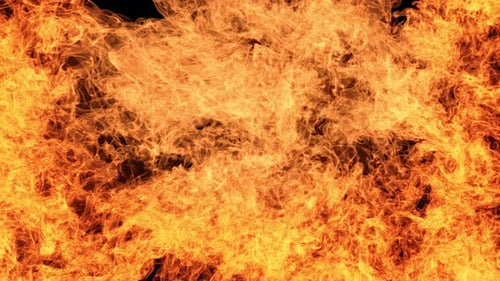 Fire Background Slow Motion