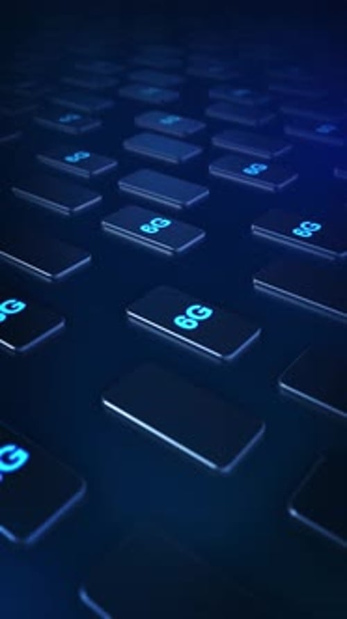 6G. High speed mobile internet. Communication network Internet, business, Technology and network con