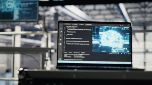 Artificial Intelligence Technology on Notebook in Industrial Data Center Facility