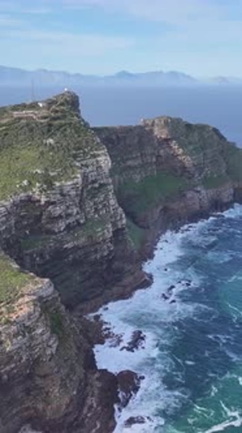 Famous Cape Point At Cape Town In Western Cape South Africa.
