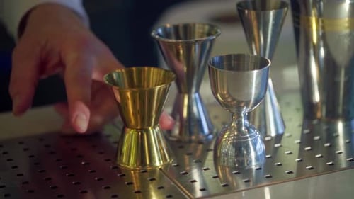 Picking Golden Jigger, mixeur à cocktails