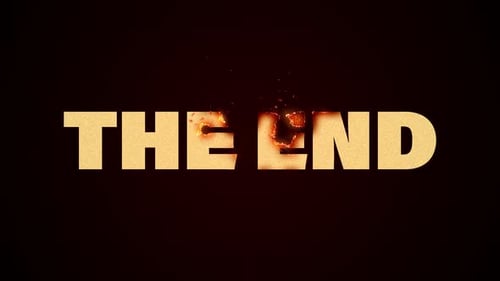 Animierter brennender Text beim Lesen von The End