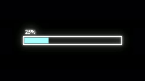 Loading bar animation, downloading system . processing percentage Vd1260