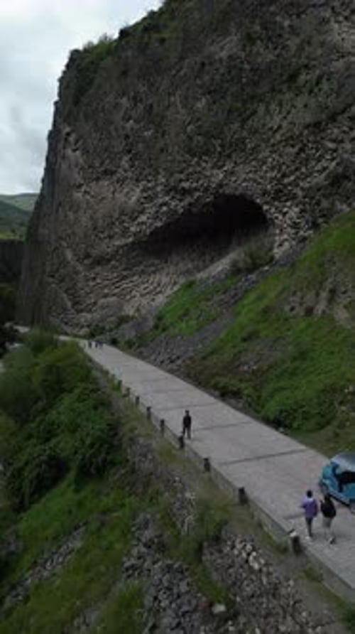 The Garni Gorge with basalt column formations. Armenia