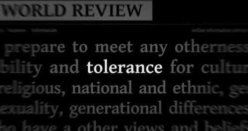 Toleranz, Gleichheit, Respekt, Schlagzeilen, Medien, nahtloser Kreislauf