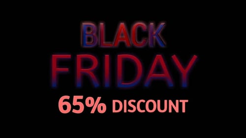 Animated Black Friday Sale Advertisement