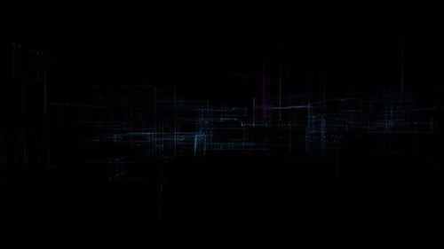 Futuristic Digital Grid Animated Background