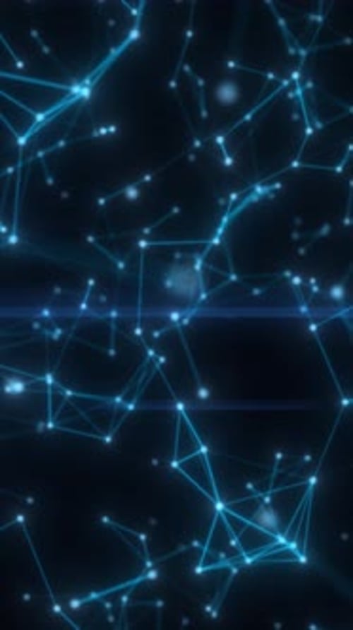 Abstract Digital Technology Network Loop Background