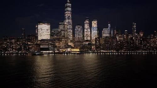 Downtown New York At Manhattan In New York United States.