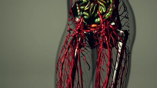 3D Medical Animation of Human Circulatory and Digestive Systems