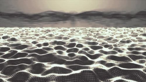 Colorful Glowing Nets Animation Loop