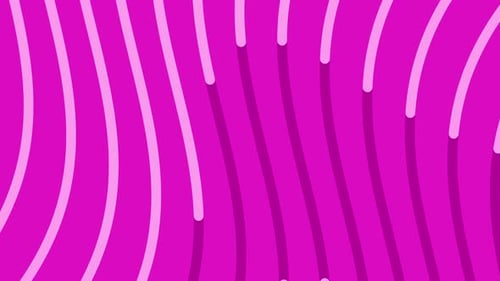 Minimalist Abstract Wavy Lines Looping Background