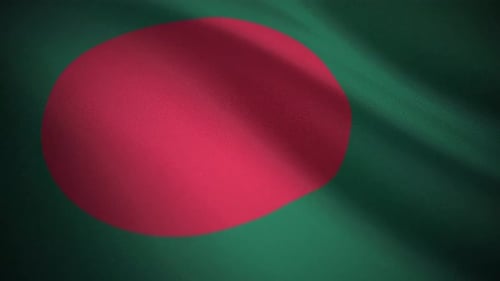 Realistic Waving Fabric Flag Animation