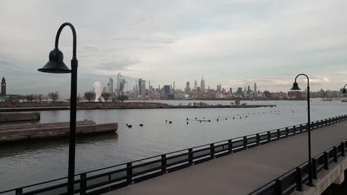 New York Skyline Landmarks Skyscrapers Travel to America New York USA View of Manhattan in New York