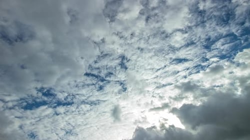 Dramatic Sky with Illuminated Clouds 4K