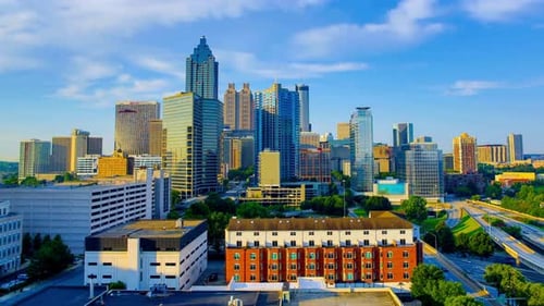 Breathtaking And Beautiful View Of Atlanta, Ga