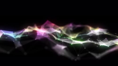 Plexus Neuronales Netzwerk, AI-Technologie, Cloud-Computing, Bits, Internet, 5G, blaue Hintergrundinformationen zurück