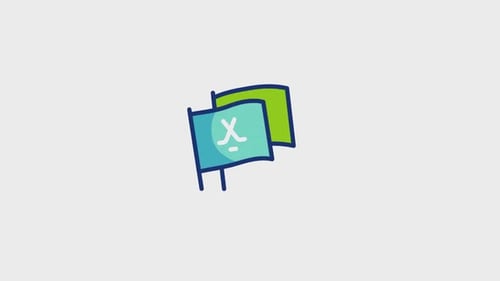 Flags Animated Icon
