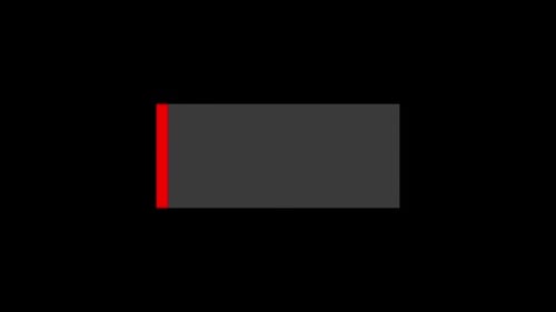 Minimalist Horizontal Bar Reveal Animation