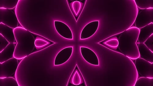 Abstract mandala motion background