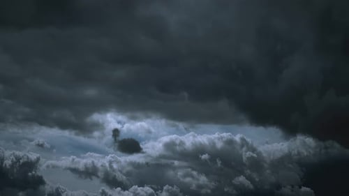 Ominous Dark Grey Storm Clouds