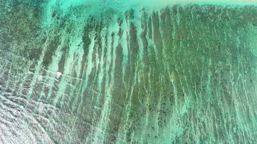 Waves moving from side to side.