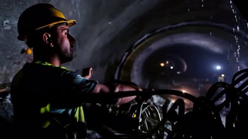 Bautunnelarbeiter
